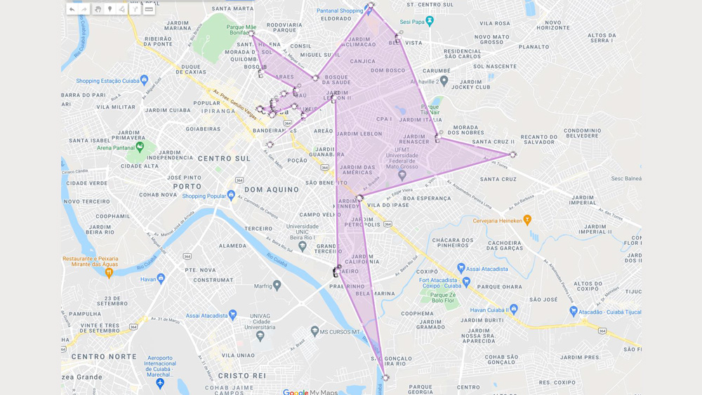 Mapa Artístico - Regis Gomes